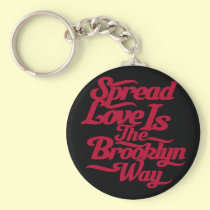 Brooklyn Love Red keychains