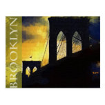 Brooklyn, New York The Brooklyn Bridge Post Card