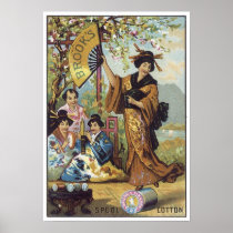 Brooks Spool Cotton Japan Posters