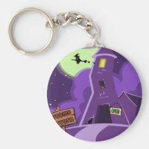 Brooms Tavern is open all night witches Key Chain