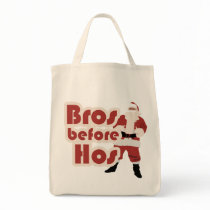 Bros Before Hos Santa christmas Bags