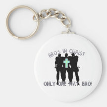 Bros in Christ - Only One Way Bro! Key Chain