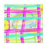 Brosses colorées de résumé toile tendue