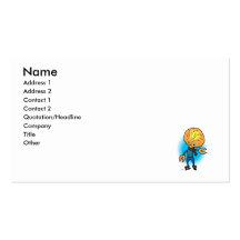 Brother Alien Ice Skating Business Card