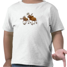Brother Bear Rutt and Tuke walking Disney Tee Shirts