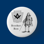 Brother Ben Franklin buttons