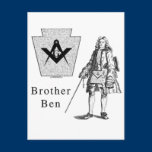 Brother Ben Franklin postcards