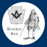 Brother Ben Franklin stickers