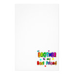 Brother Best Friend Custom Stationery
