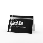 BROTHER Best Man  Wedding Invitation - Funny Card