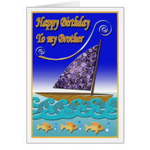 Brother birthday card