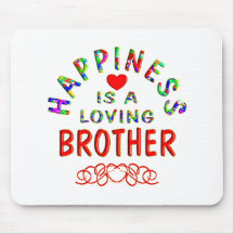 Brother Happiness Mouse Pads