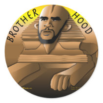 Brother Hood gold Sticker