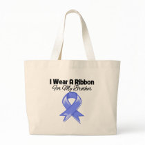 Brother - I Wear Periwinkle Ribbon Bags