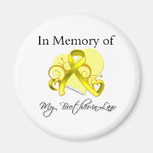 Brother-in-Law - In Memory of Military Tribute Magnet
