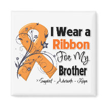 Brother - Leukaemia Ribbon Refrigerator Magnets