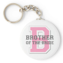Brother of the Bride Cheer Keychains