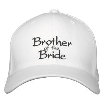 Brother of the Bride Stylish Embroidered Cap
