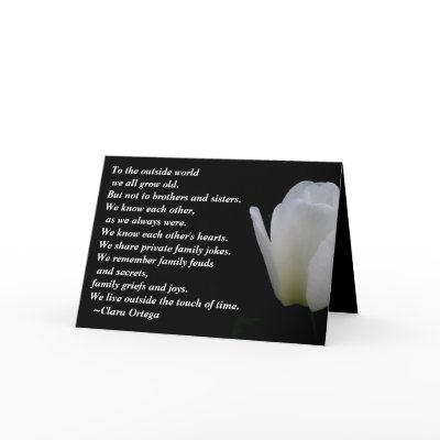 Brother / Sister birthday Card by lollypopgirrrl