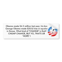 Brotherly Love anti- Obama - Custo... - Customized Bumper Sticker