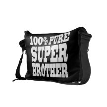 Brothers Birthday Parties 100% Pure Super Brother Messenger Bags