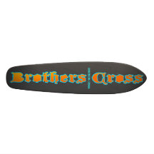 Brothers Cross grey deck Skateboards