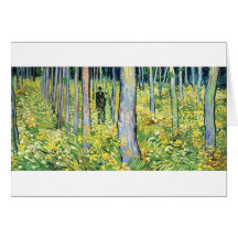 Broussaille avec un couple - Vincent van Gogh Cartes De Vœux