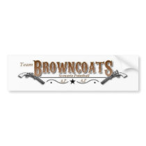 browmcoats logo bumper sticker