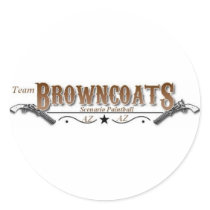 browmcoats logo sticker