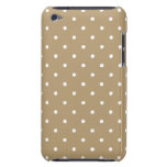 Brown 50's Style Polka Dot iPod Touch G4 Case iPod Touch Covers
