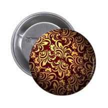 Brown abstract pattern pin