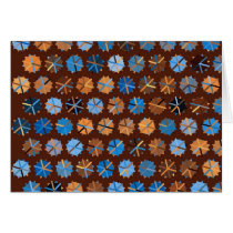 Brown and Blue Abstract