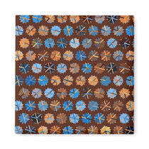 Brown and Blue Abstract