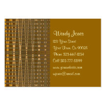 brown and gold stripes abstract business card templates