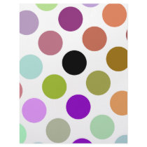 Brown And Green Colourful Dots