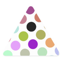 Brown And Green Colourful Dots