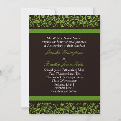 Wedding Invitation Template for custom unique wedding invitations