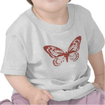 Brown and Pink Butterfly Shirt