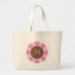 Brown and Pink Monogram M Bag