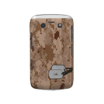 Brown and Tan Desert Digital Military Camouflage Blackberry Cases