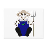 Brown And White Farmer Cow