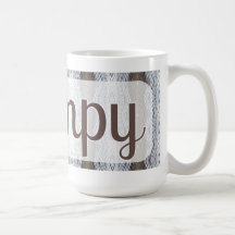 Brown And White Grampy Mug