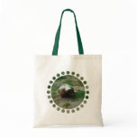 Brown and White Skunk Small Tote Bag