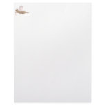 Brown Angel Dog With Pink Wings Letterhead Design