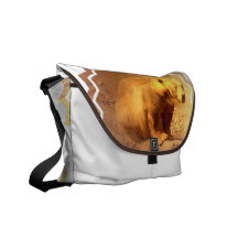 Brown Bear Cub Messenger Bag