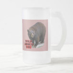 Brown Bear Glass Mug