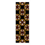 brown black circles bookmarks