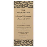 brown branch pattern Menu Custom Rack Card