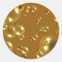 Brown Bubble Sticker