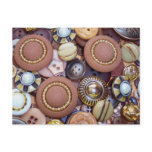 Brown Buttons Post Card